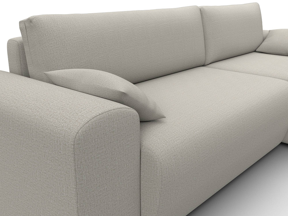 Диван угловой Лига-099 угол универсальный (амур 02 бежевый)