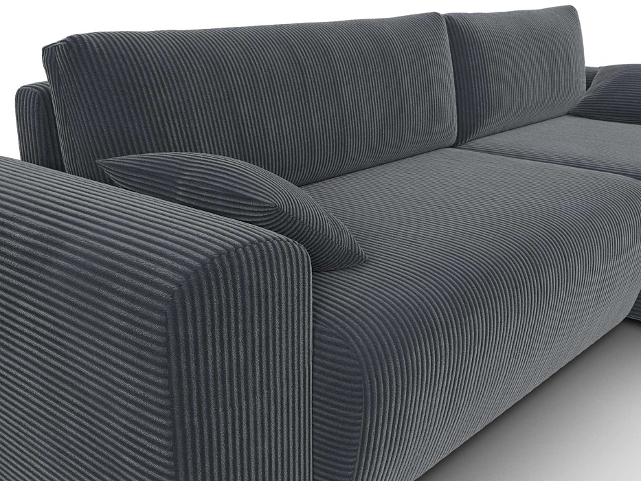 Диван угловой Лига-099 угол универсальный (vertical серый)