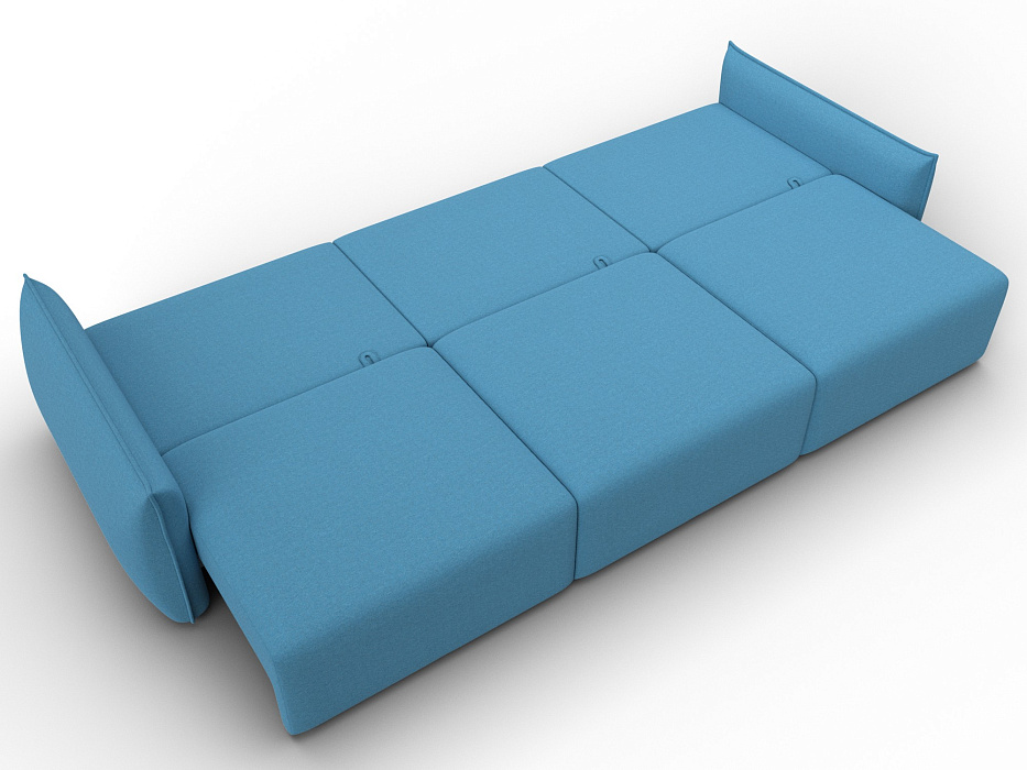 Диван прямой Лига-051 НПБ Лонг (амур 10 голубой)