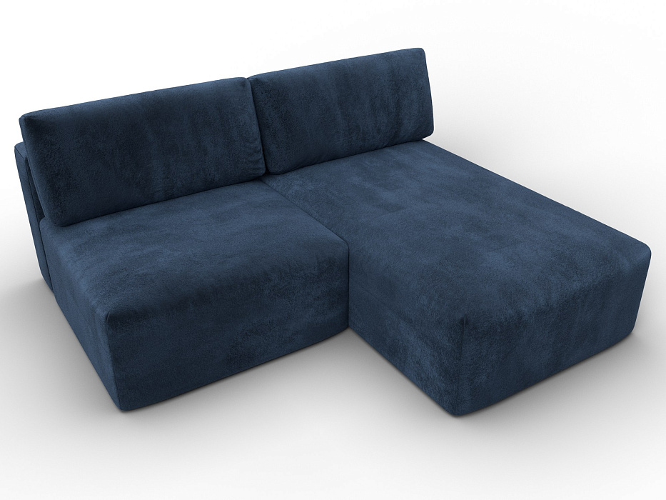 Диван угловой модульный Лига-060 НПБ угол универсальный (tower 13 синий)
