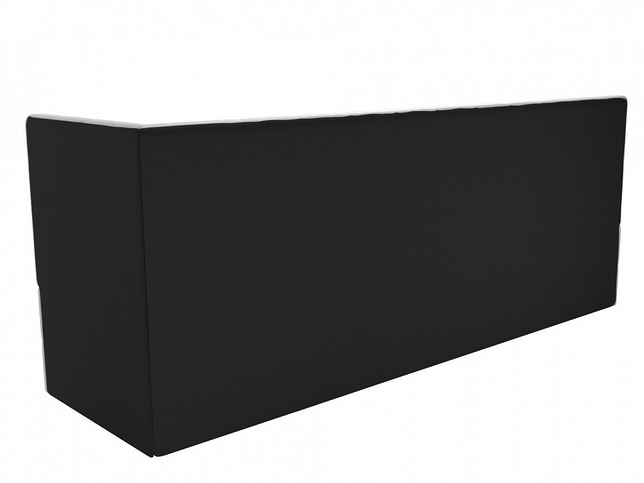 Диван кухонный прямой Бриз с углом справа (белый)