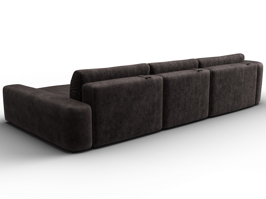 Диван угловой Лига-066 НПБ Лонг угол правый фото в интернет-магазине Лига Диванов