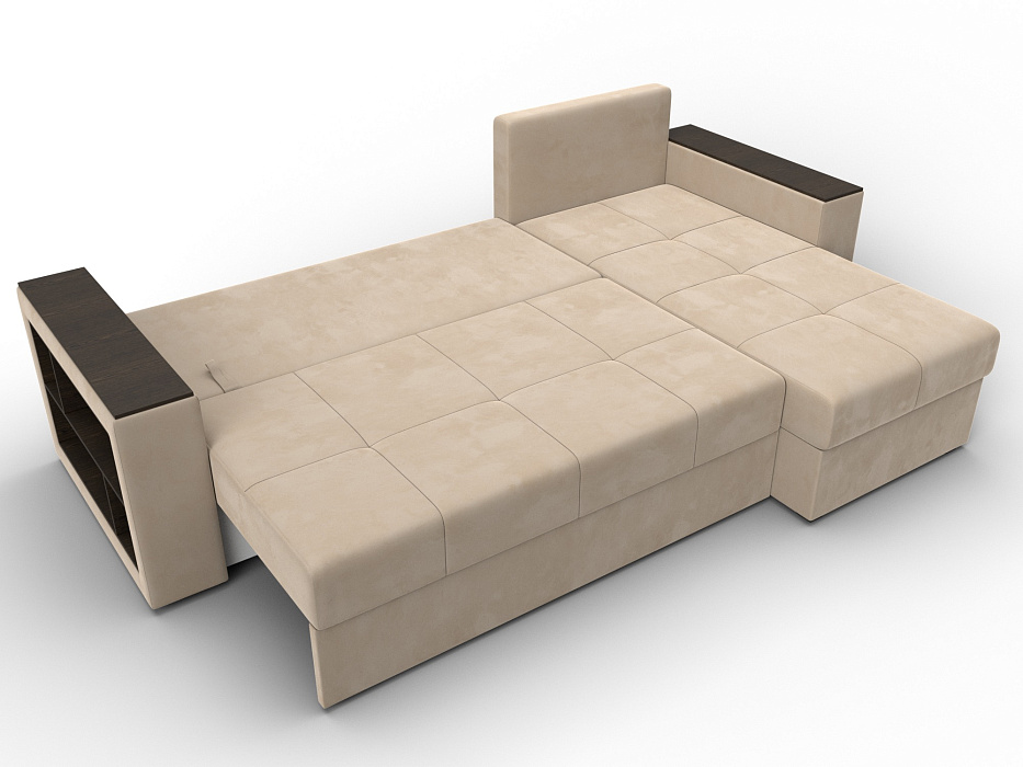 Диван угловой Дубай Лайт угол универсальный (seven 729 бежевый)