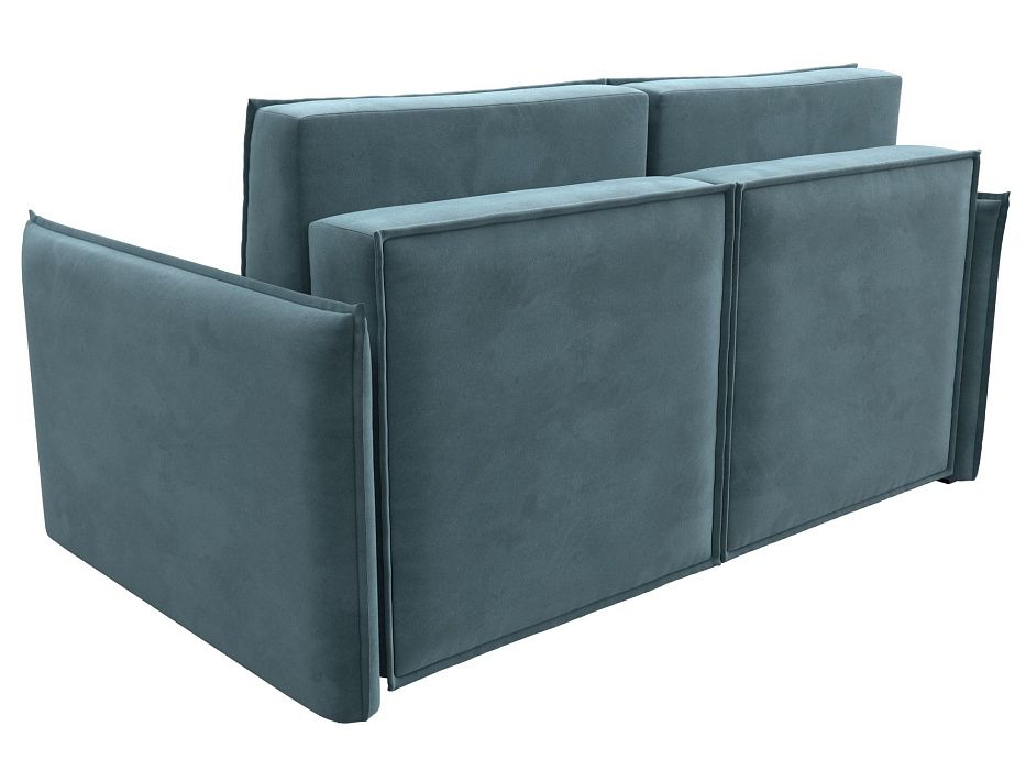 Диван прямой Либерти мини (seven 113 бирюзовый)