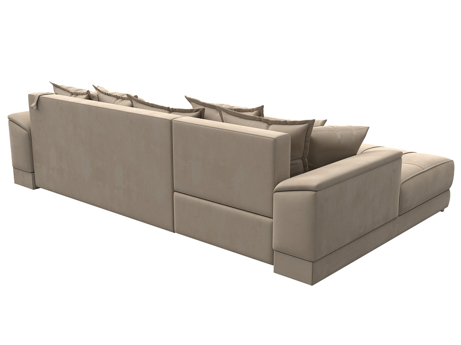 Диван угловой НордСтар левый угол (seven 729 бежевый)