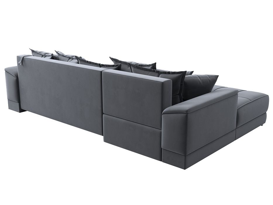 Диван угловой НордСтар левый угол (seven 17 серый)