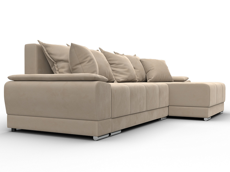 Диван угловой Лига-119 угол правый (seven 729 бежевый)