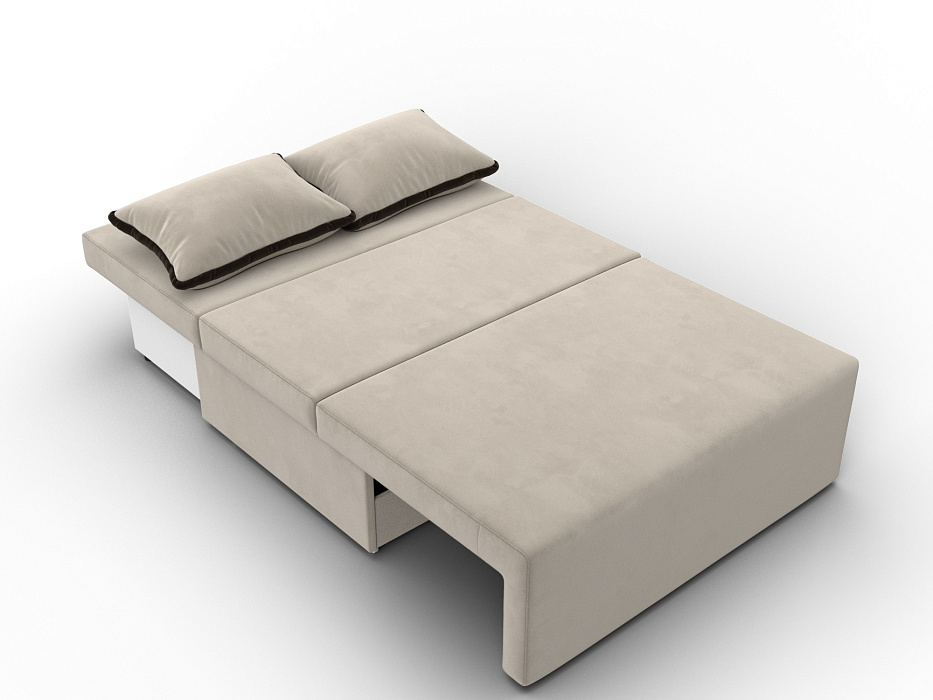 Диван прямой Лагуна (бежевый;коричневый)