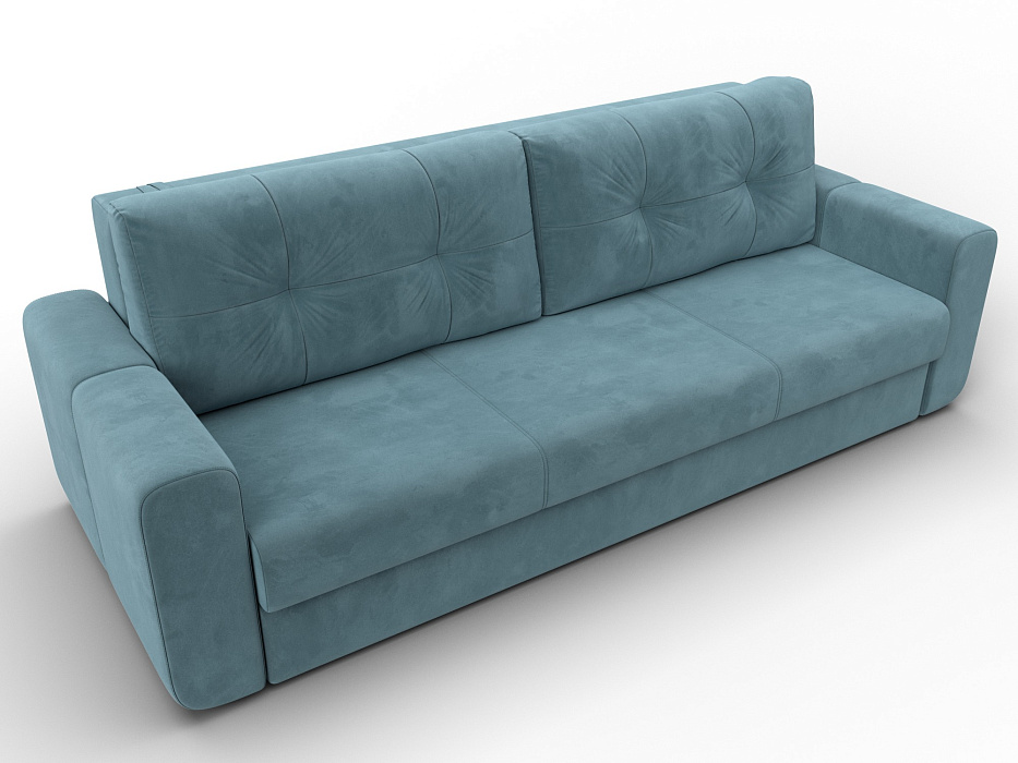 Диван прямой Лига-031 (seven 113 бирюзовый)