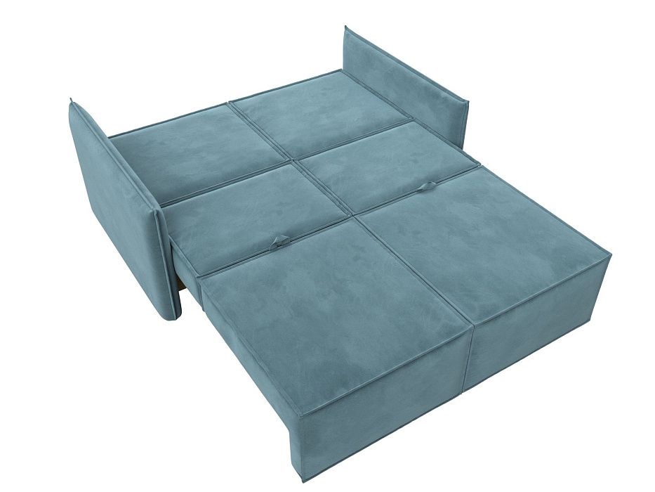 Диван прямой Либерти мини (seven 113 бирюзовый)