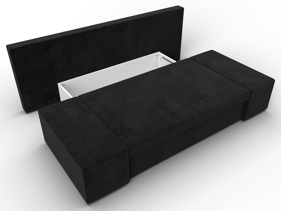 Диван прямой Сан Марко (seven 35 черный)