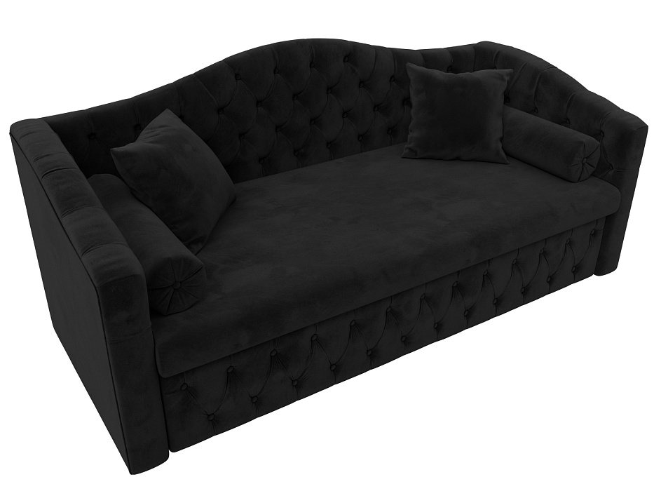 Диван детский прямой Мечта (seven 35 черный)