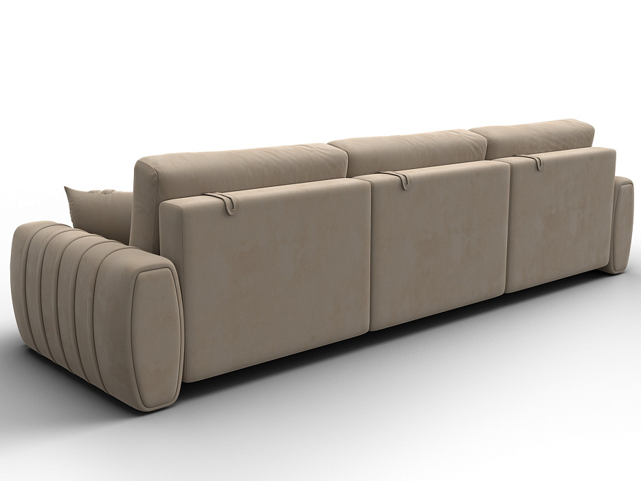 Диван прямой Лига-057 НПБ Лонг (seven 729 бежевый)