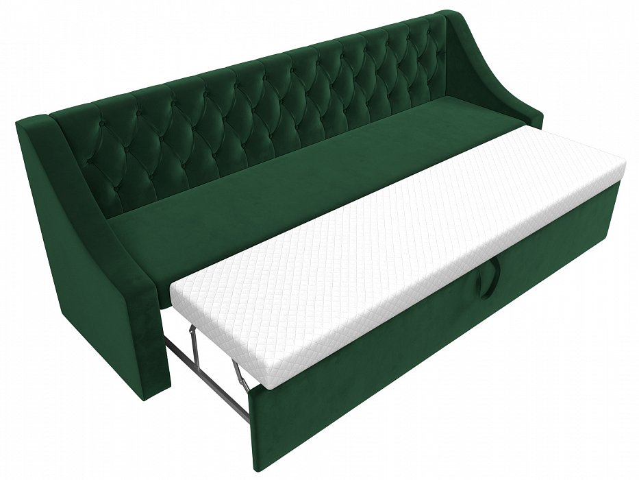 Диван кухонный прямой Мерлин (seven 626 зеленый)