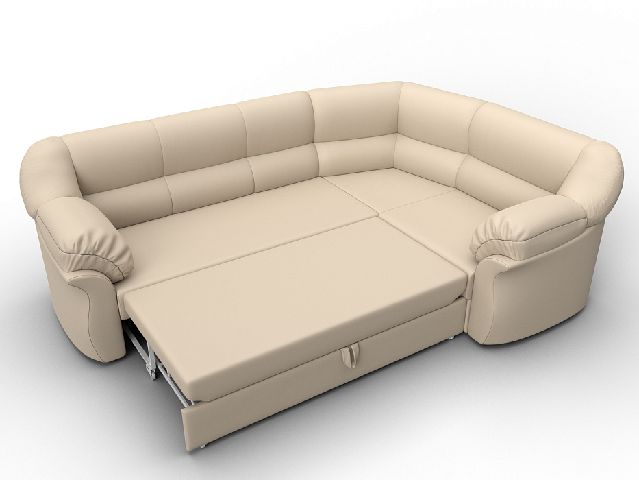 Диван угловой Карнелла правый угол (бежевый)