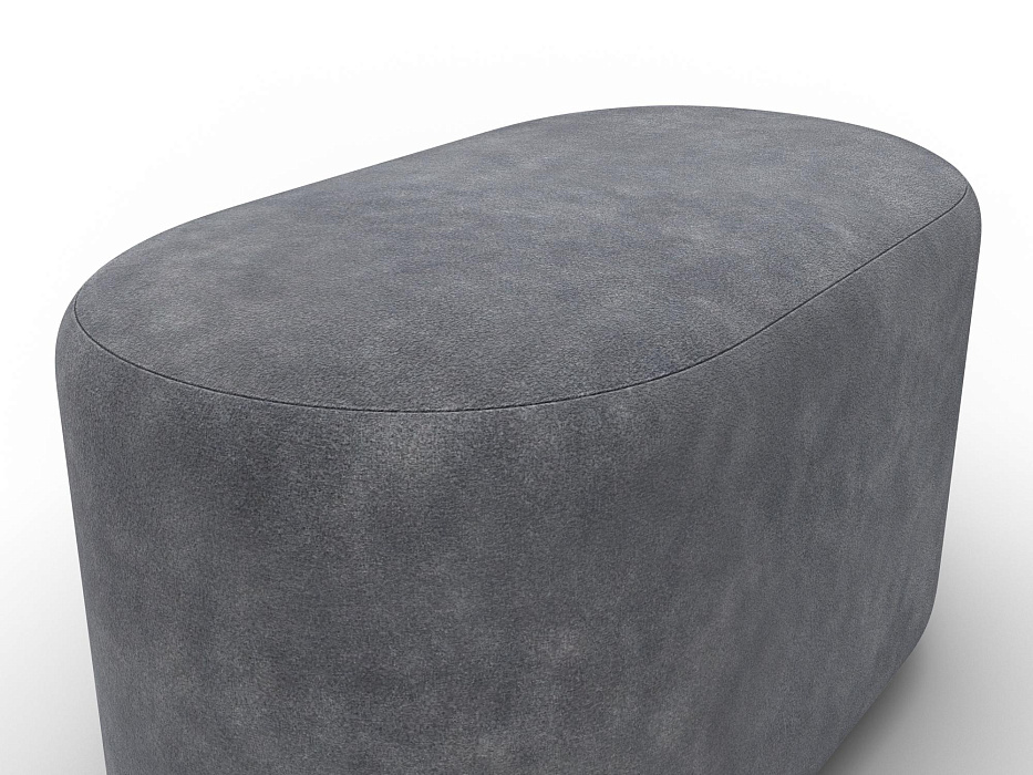 Пуф 007 (brut 16 темно-серый)
