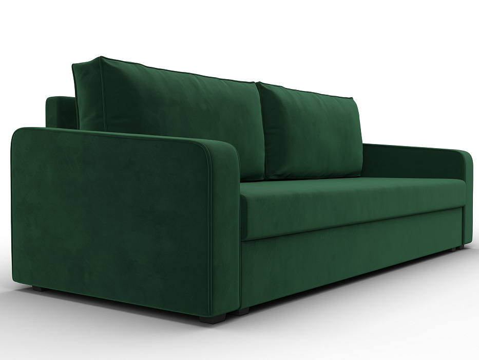 Диван прямой Лига-009 (seven 626 зеленый)
