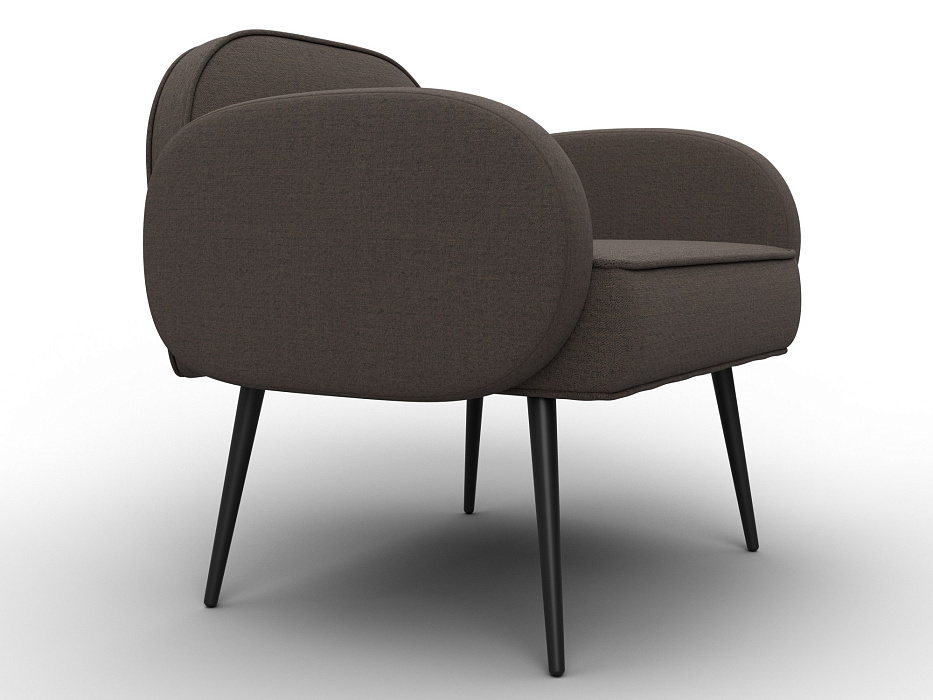 Кресло Лига-086 (рогожка амур 05 коричневый)