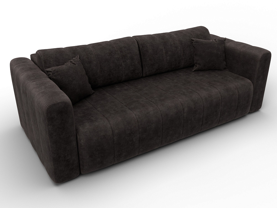 Диван прямой Лига-062 НПБ (brut 17 коричневый)