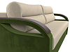Прямой диван Форсайт (бежевый\зеленый)