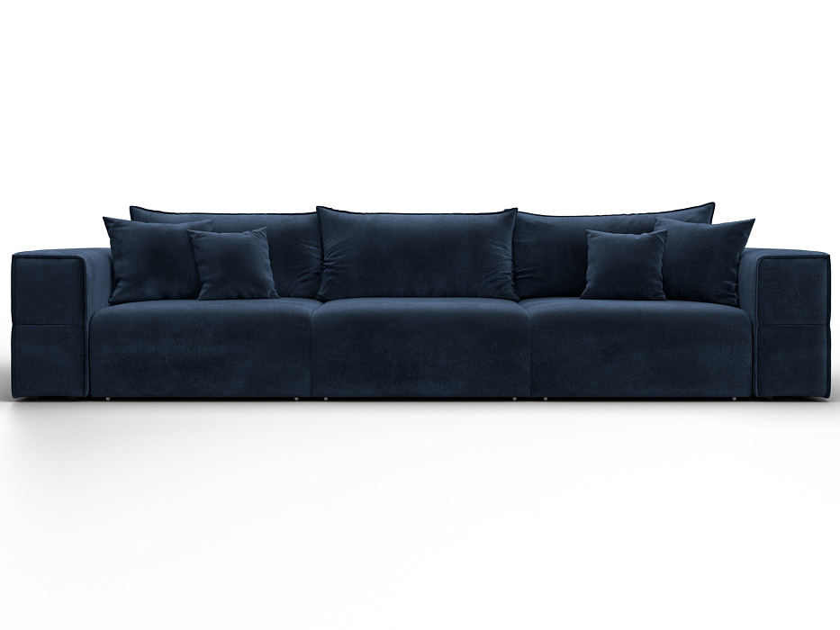 Диван прямой Лига-058 НПБ Лонг (tower 13 синий)