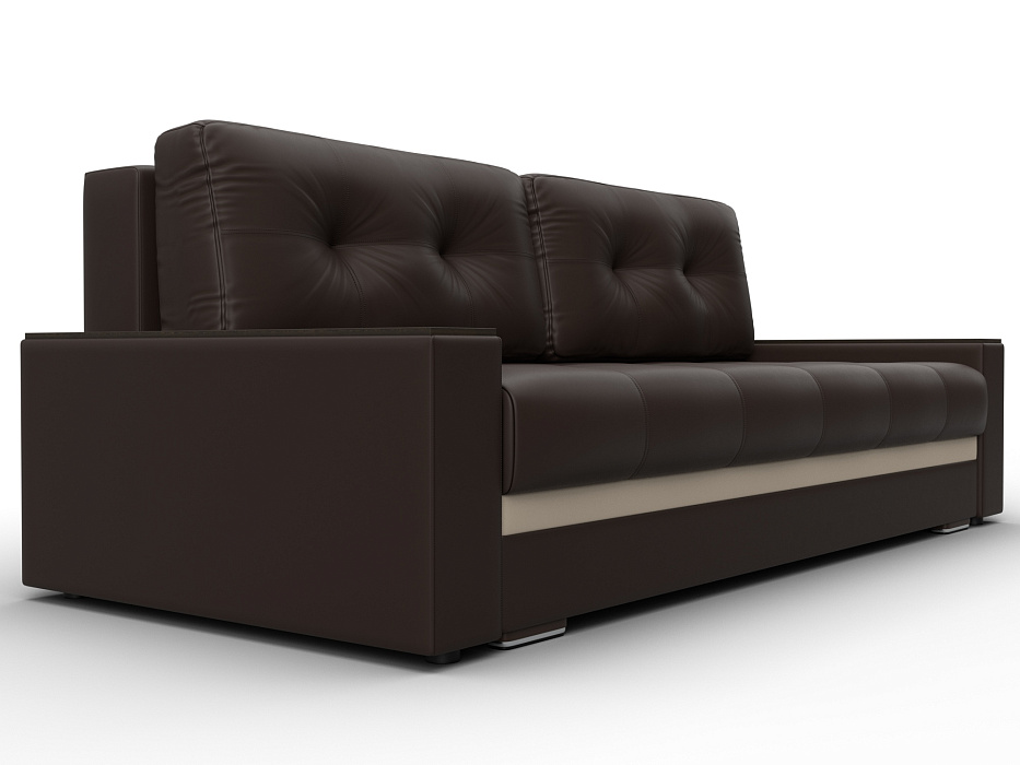 Диван прямой с декором Лига-096 НПБ фото в интернет-магазине Лига Диванов