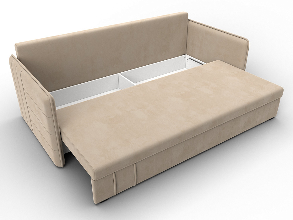 Диван прямой Слим (seven 729 бежевый)