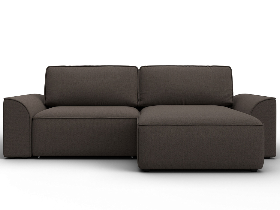 Диван угловой Лига-048 НПБ (амур 05 коричневый)