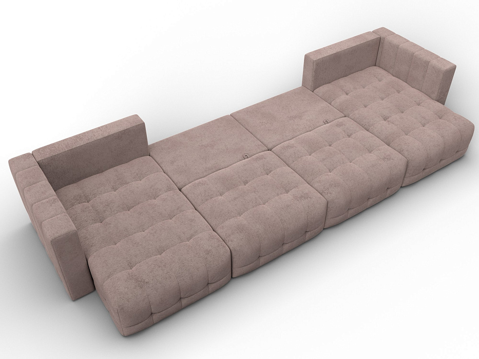 Диван П-образный Лига-052 НПБ Лонг (tower 05 бежевый)