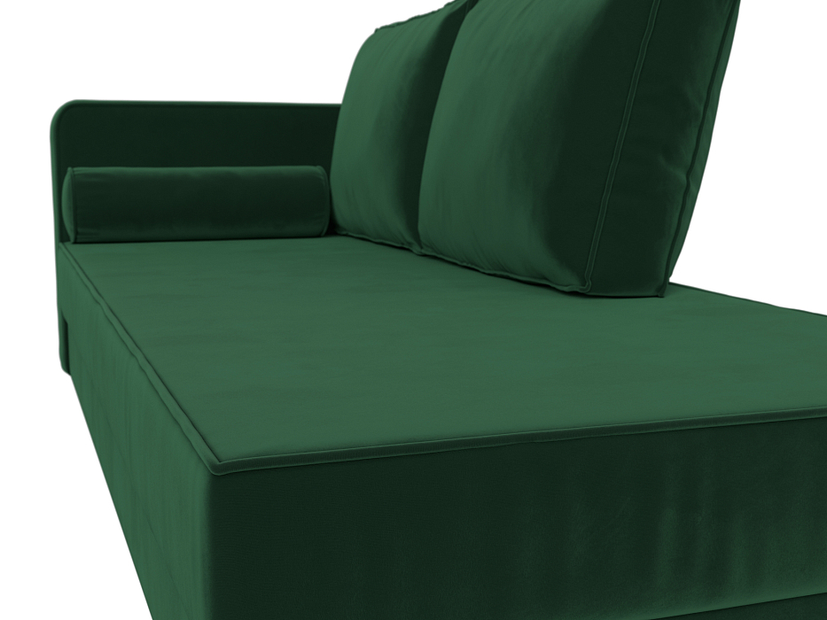 Кушетка Прайм левая (seven 626 зеленый)