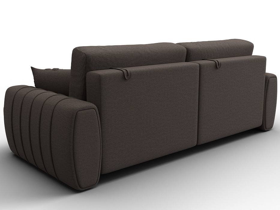 Диван прямой Лига-057 НПБ (амур 05 коричневый)