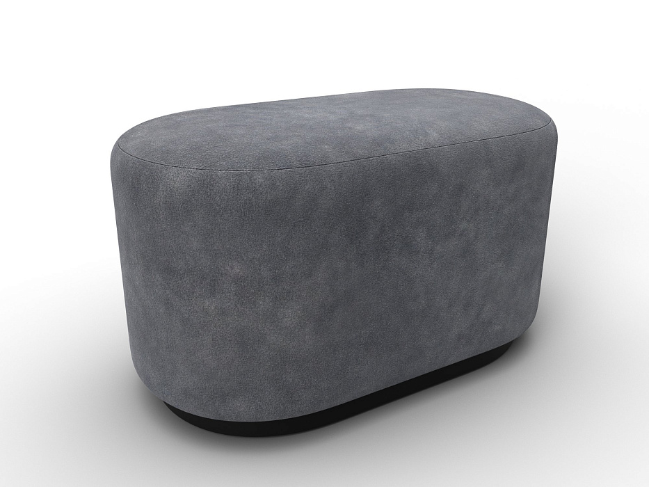 Пуф 007 (brut 16 темно-серый)