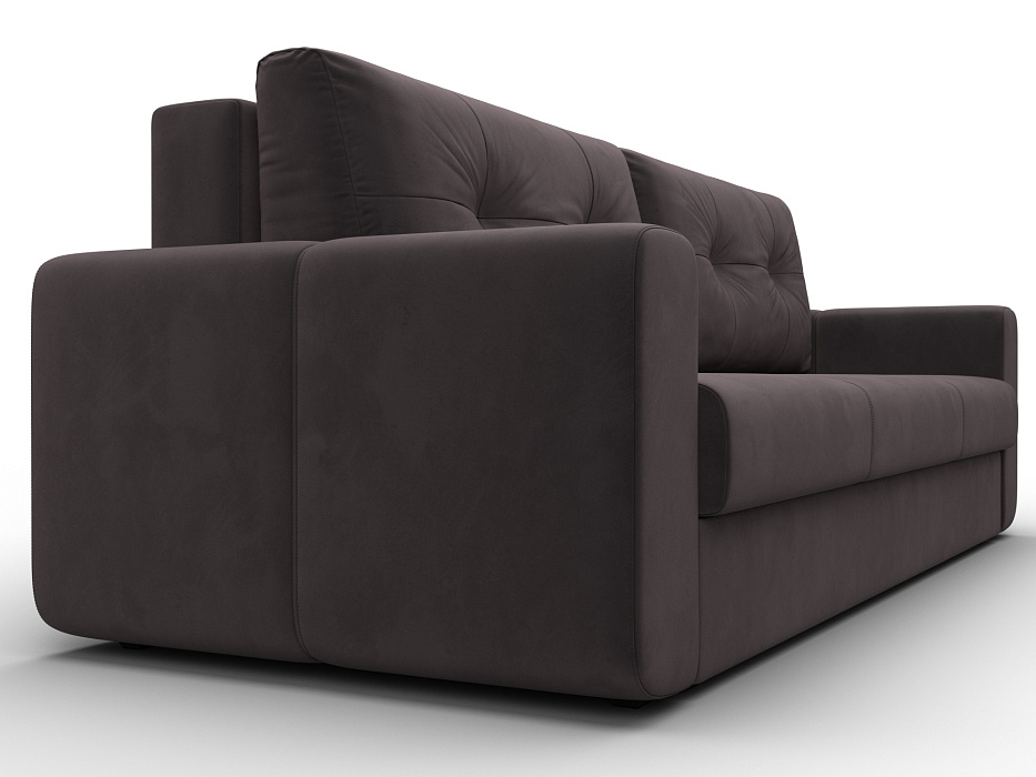 Диван прямой Лига-031 (seven 727 коричневый)