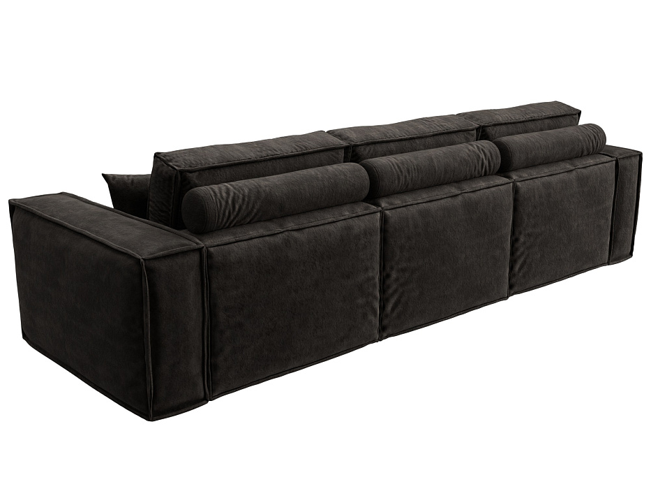 Диван прямой Лига-081 НПБ Лонг (brut 17 коричневый)