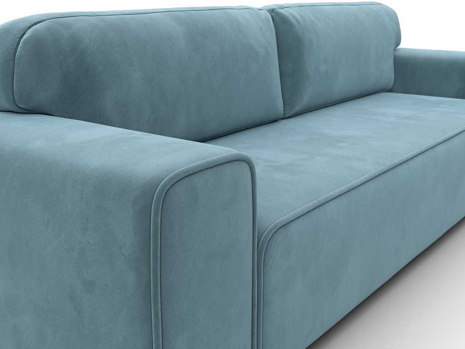 Диван прямой Лига-029 (seven 113 бирюзовый)