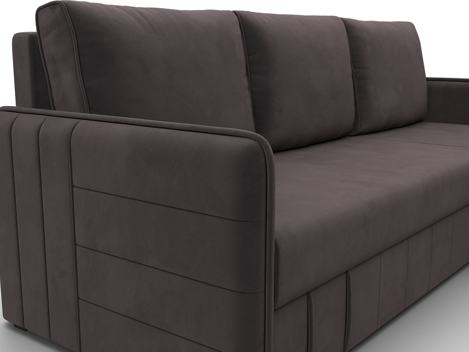 Диван угловой Слим угол универсальный (seven 727 коричневый)