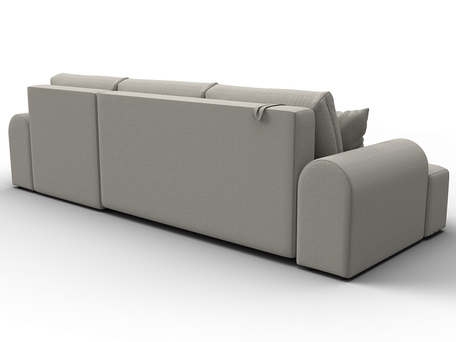 Диван угловой Лига-080 угол правый (амур 02 бежевый)