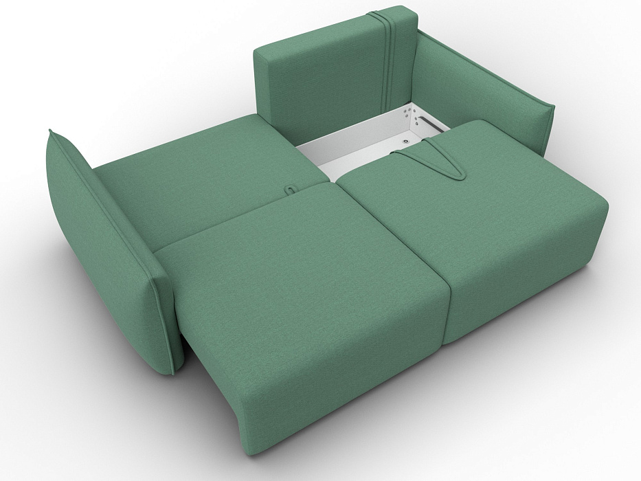 Диван прямой Лига-051 НПБ (амур 11 зеленый)