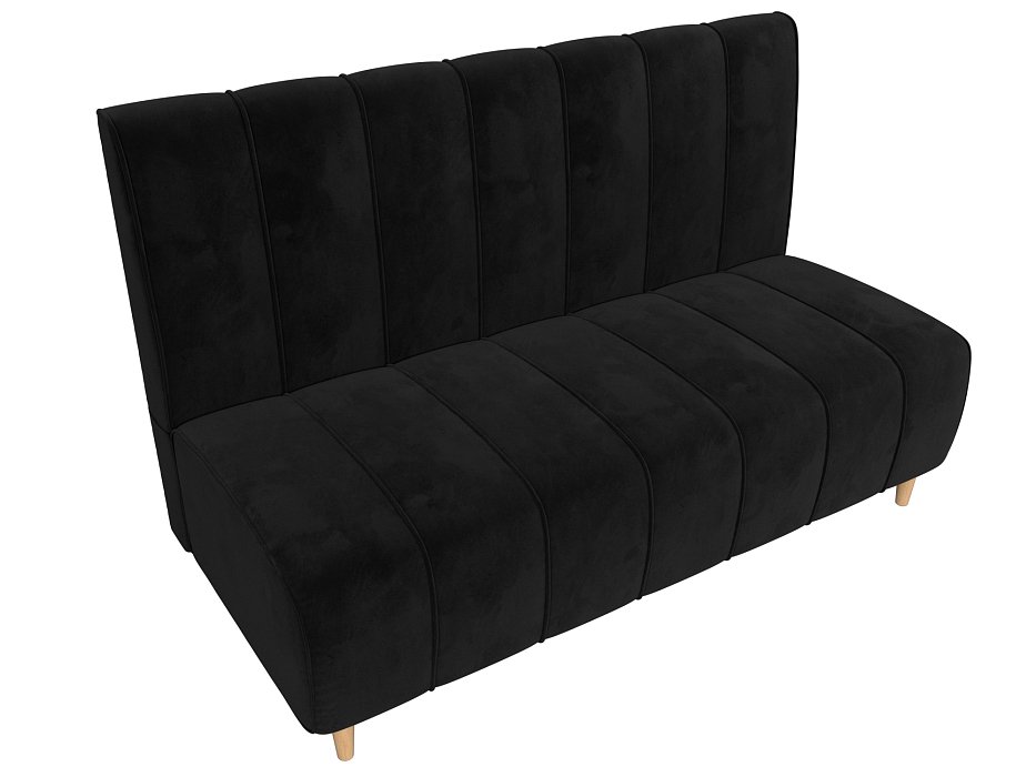 Диван кухонный прямой Ральф (seven 35 черный)