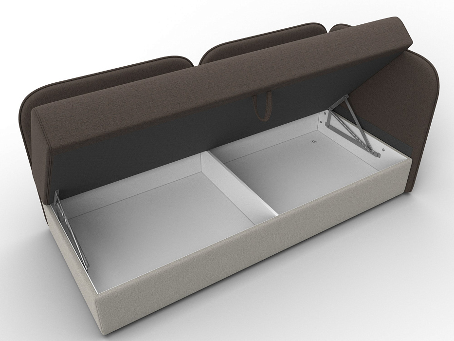 Тахта Лига-094 НПБ (амур 05 коричневый;амур 02 бежевый)