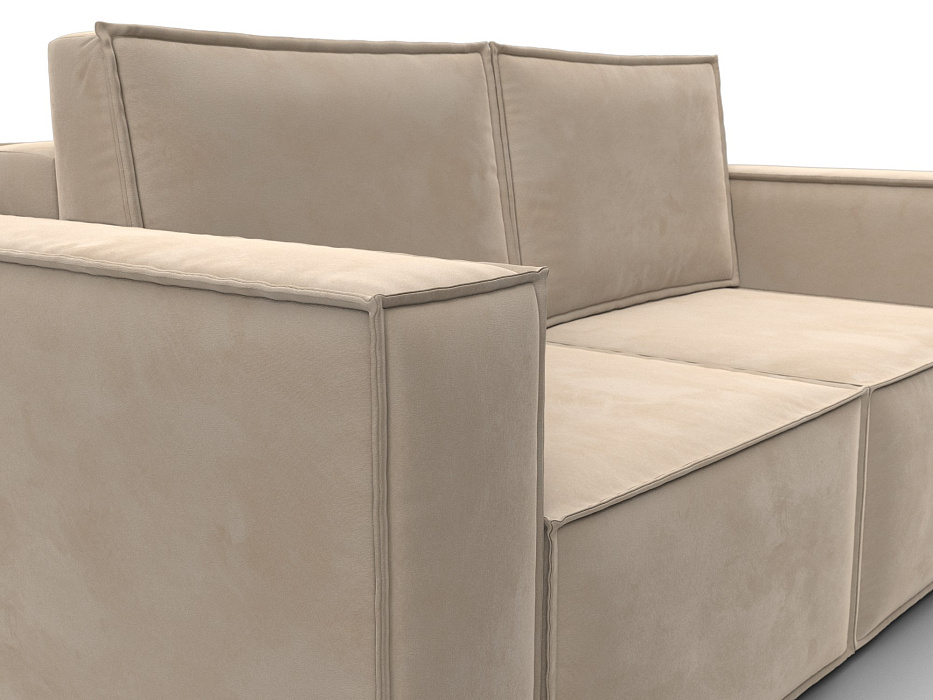 Диван прямой Куба мини (seven 729 бежевый)