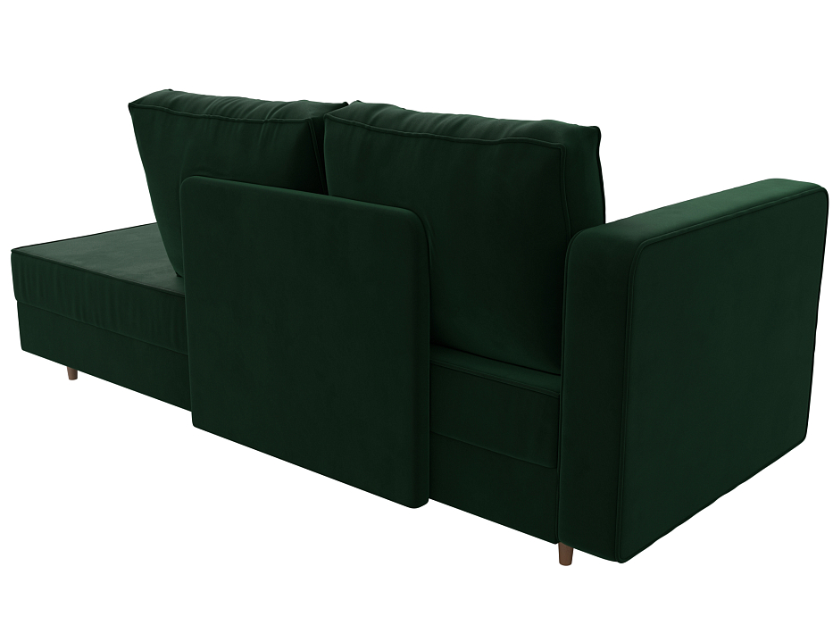 Кушетка Прайм левая (seven 626 зеленый)