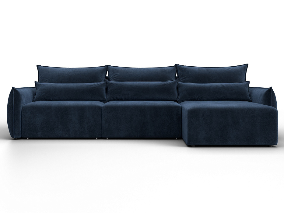 Диван угловой Лига-051 НПБ Лонг угол универсальный (tower 13 синий)