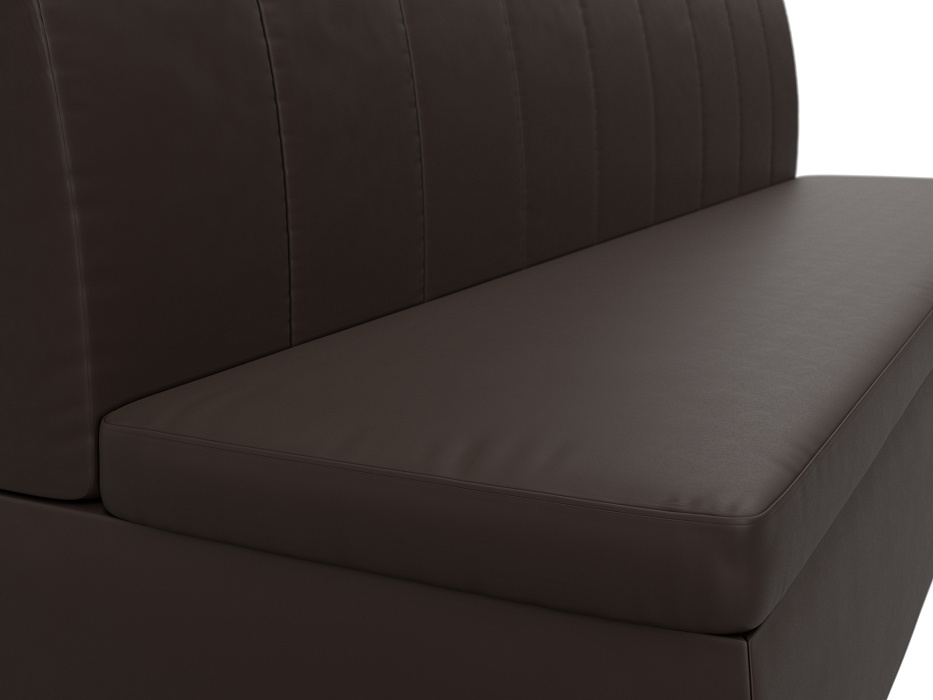 Диван кухонный прямой Кантри (коричневый)