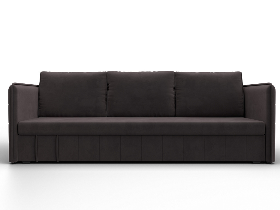 Диван прямой Слим (коричневый)