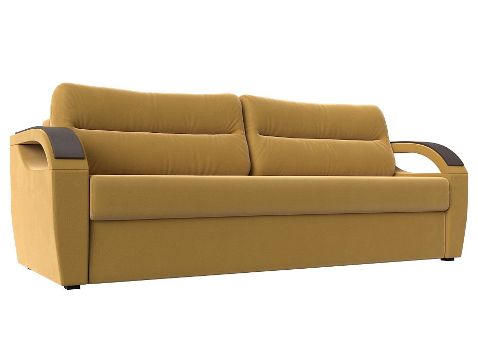 Прямой диван Форсайт (желтый цвет)