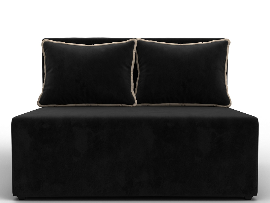 Диван прямой Лагуна (seven 35 черный;seven 729 бежевый)