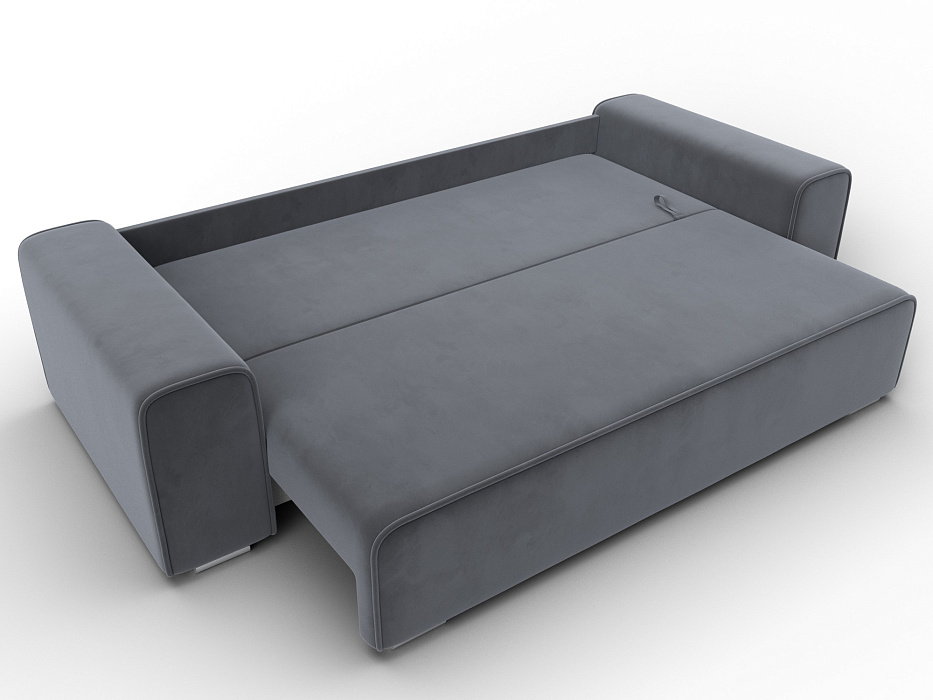 Диван прямой Лига-029 (seven 17 серый)