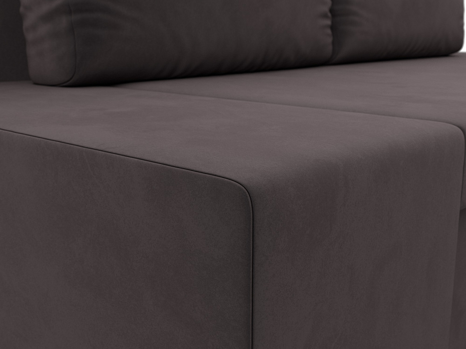 Диван прямой Сан Марко (seven 727 коричневый)