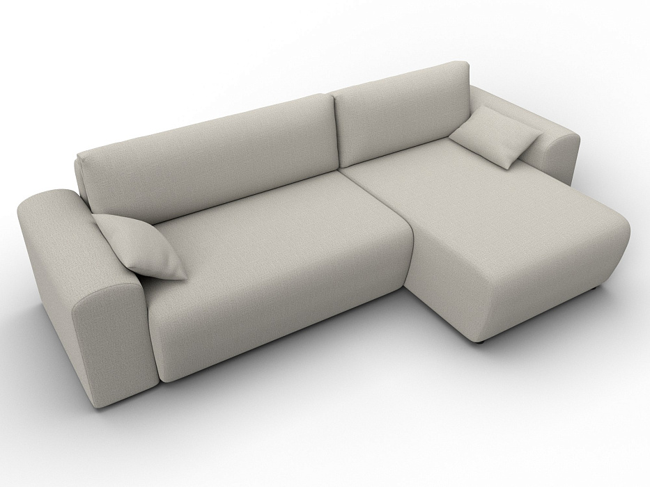 Диван угловой Лига-099 угол универсальный (амур 02 бежевый)